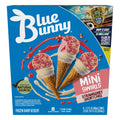 Blue Bunny Mini Swirls Strawberry Shortcake Cones 8 Count 18.4 Fl Oz
