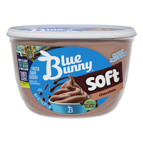 Blue Bunny Soft Chocolate Frozen Dairy Dessert 46 Fl Oz