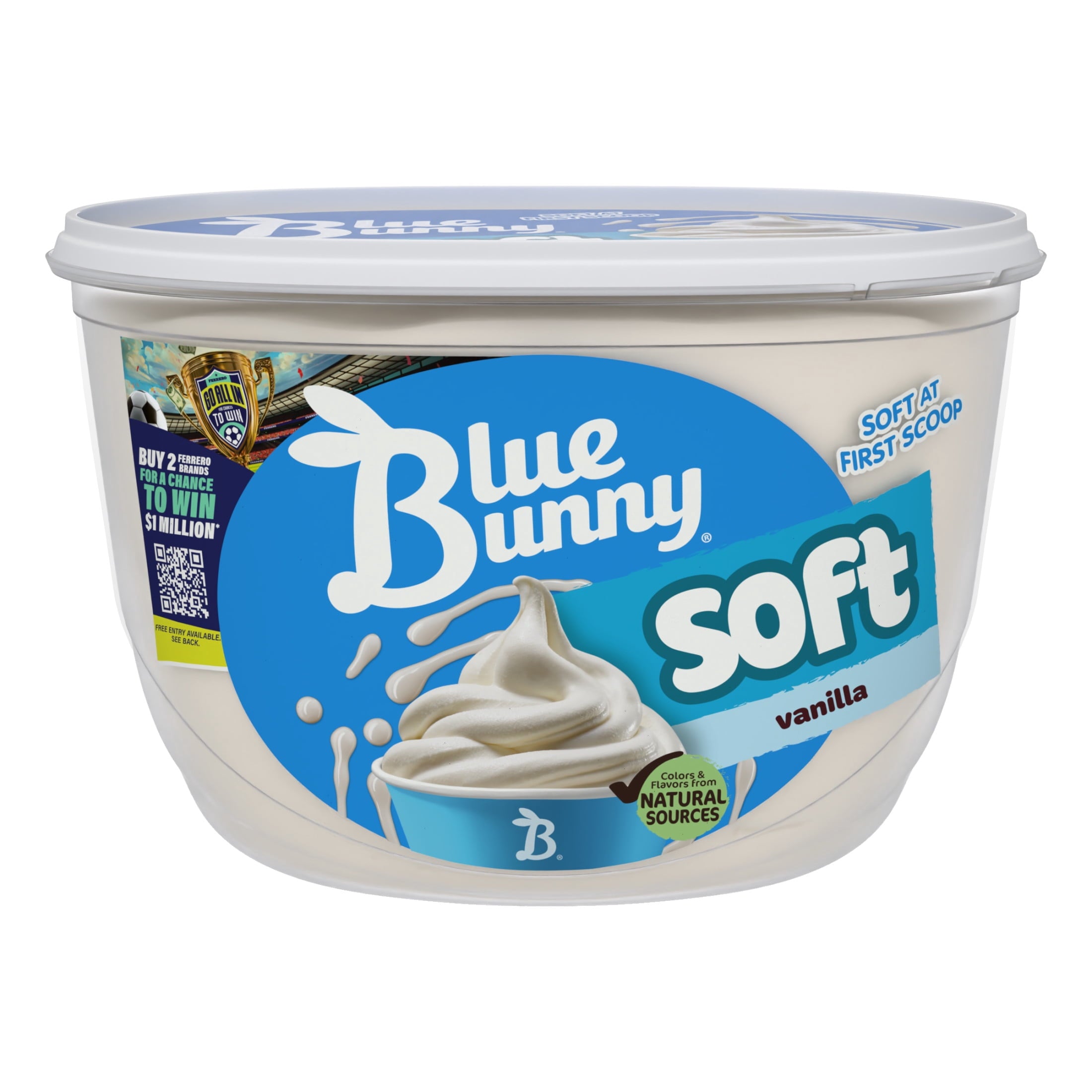 Blue Bunny Soft Vanilla Frozen Dairy Dessert 46 Fl Oz