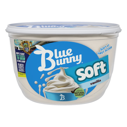 Blue Bunny Soft Vanilla Frozen Dairy Dessert 46 Fl Oz