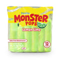 Budget Saver Monster Pops Lemon Lime 12 Count 2.6 Lb