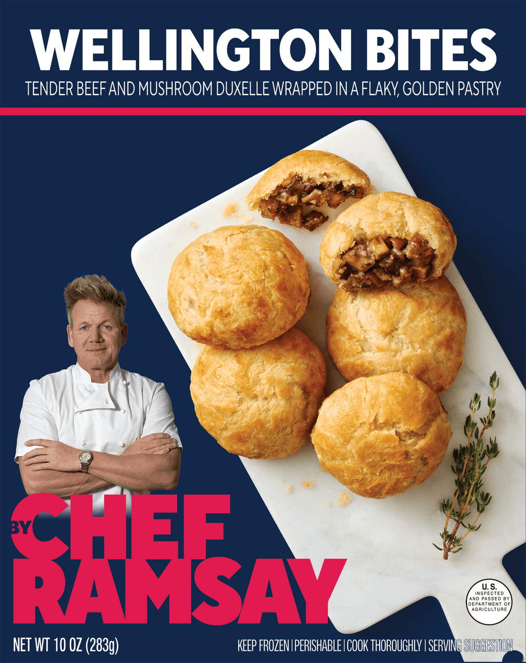 By Chef Ramsay Beef Wellington Bites Frozen Appetizer 10 Oz