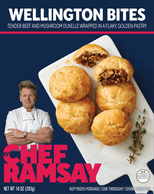 By Chef Ramsay Beef Wellington Bites Frozen Appetizer 10 Oz