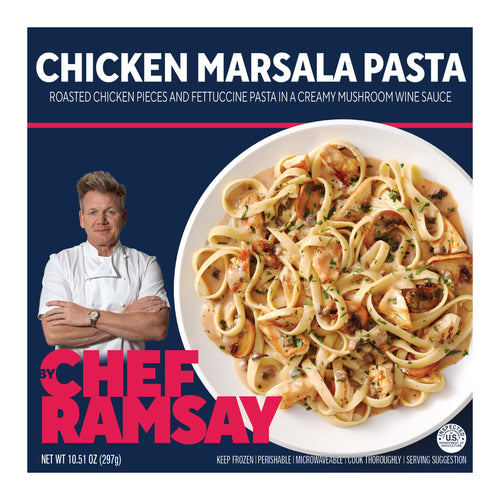 By Chef Ramsay Chicken Marsala Pasta with Roasted Chicken Fettuccine Frozen 10.51 Oz