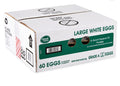 Great Value Large White Eggs, Grade A, 60 Count 🥚
