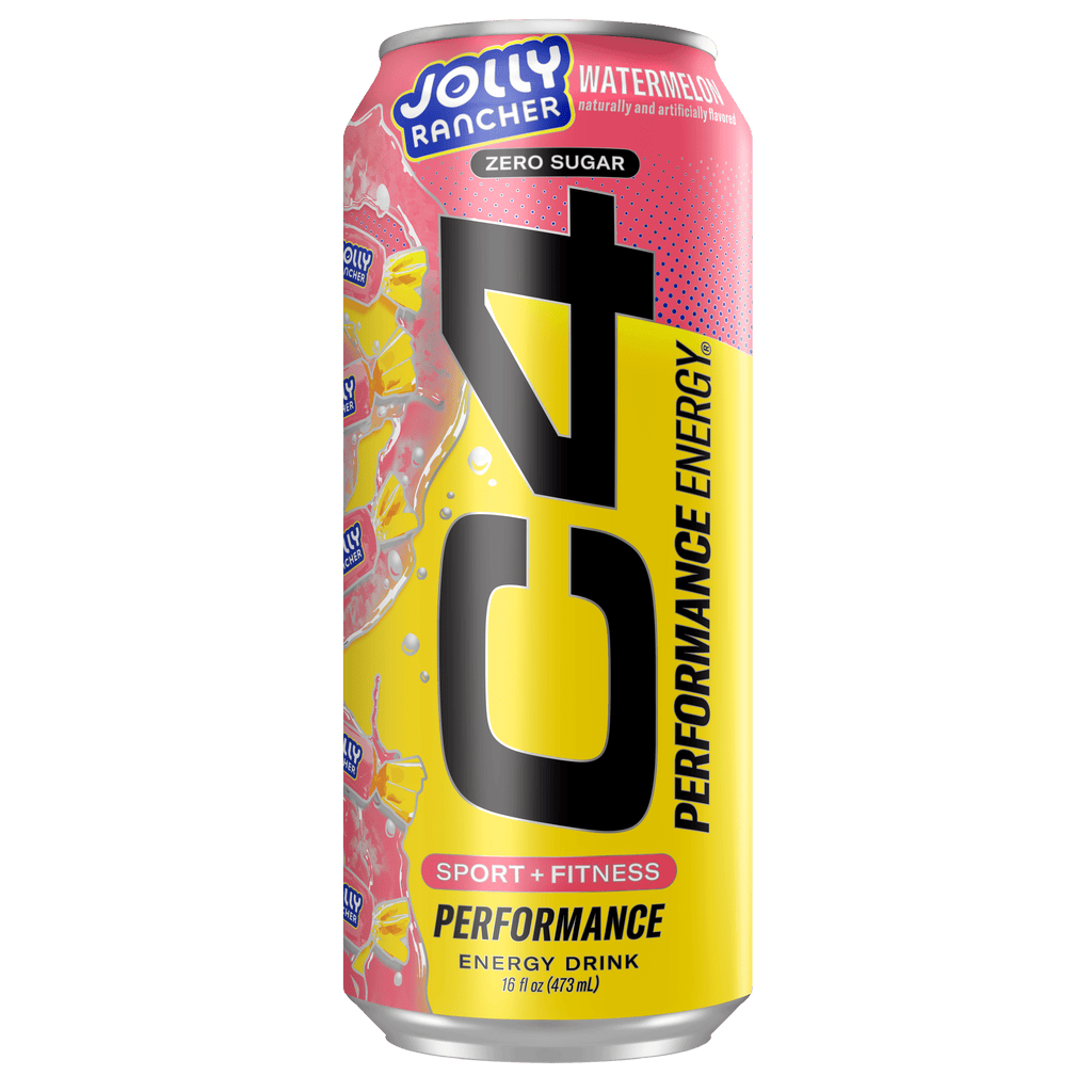C4 Performance Energy Drink Jolly Rancher Watermelon 16 fl oz Single Can