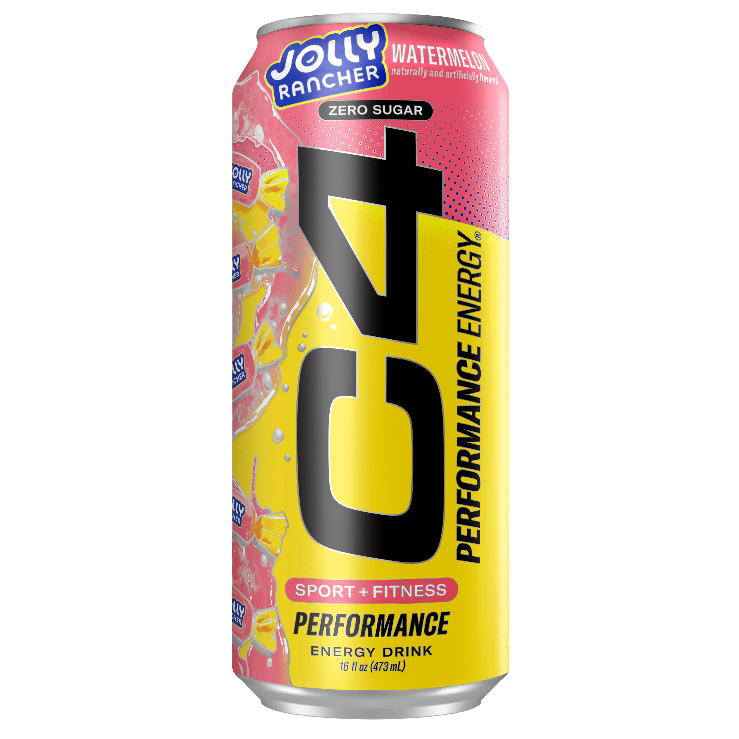 C4 Performance Energy Drink Jolly Rancher Watermelon 16 fl oz Single Can