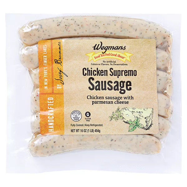 Wegmans Chicken Supremo Sausage-16 ounce