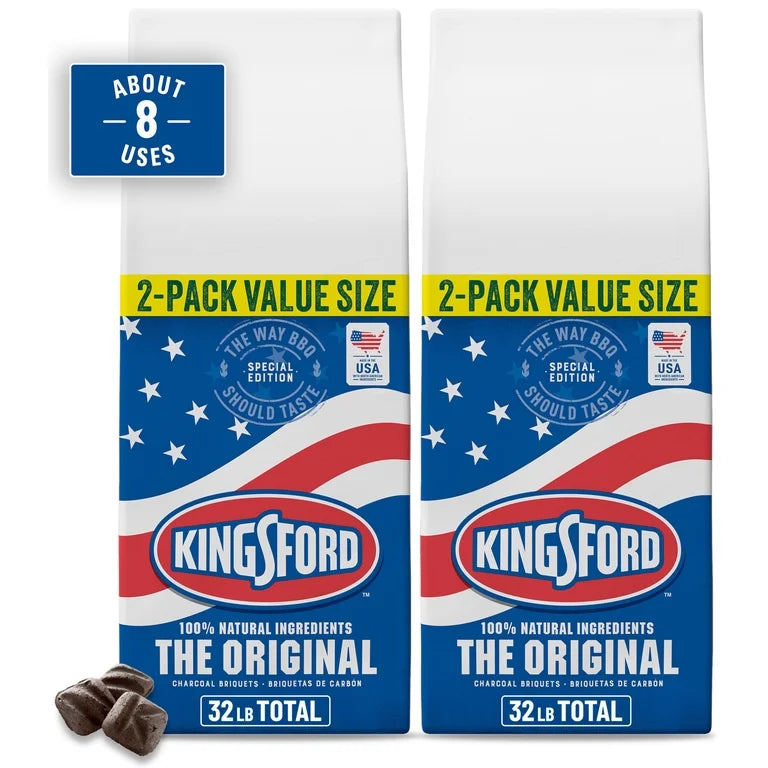 Kingsford Original Charcoal Briquettes, 16 lbs (2 Pack)
