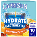 Capri Sun Hydrate with Electrolytes Tropical Punch Flavored Drink 6 fl oz Pouches 10 Count