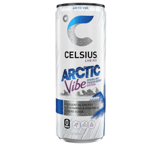CELSIUS Sparkling Arctic Vibe Functional Energy Drink 12 fl oz Single Can