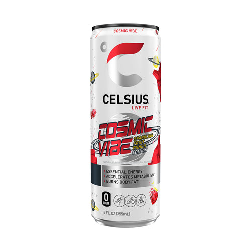 CELSIUS Sparkling Cosmic Vibe Functional Energy Drink 12 fl oz Single Can