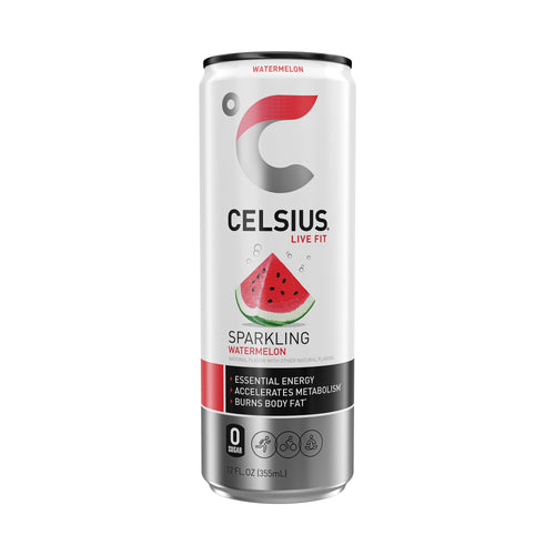 CELSIUS Sparkling Watermelon Functional Energy Drink 12 fl oz Single Can