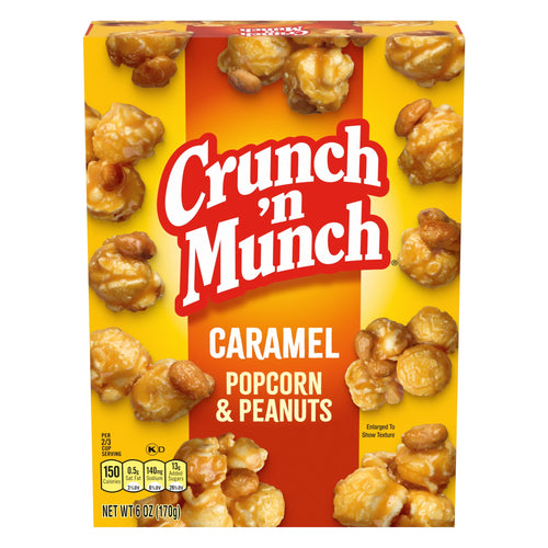 Caramel Popcorn with Peanuts 6 Oz 1 Count Crunch 'n Munch