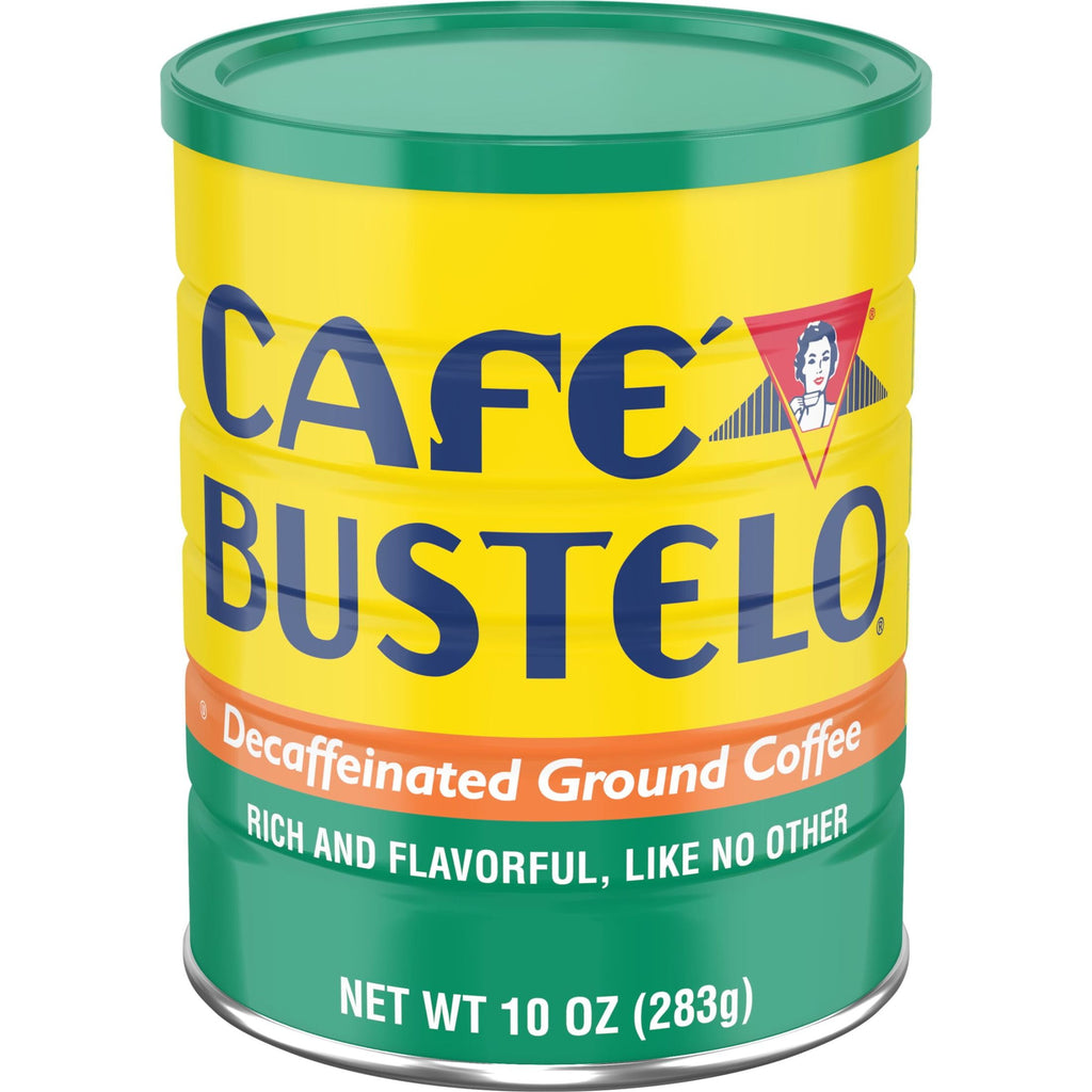 Café Bustelo Decaffeinated Medium Dark Roast Ground Coffee 10 oz Canister