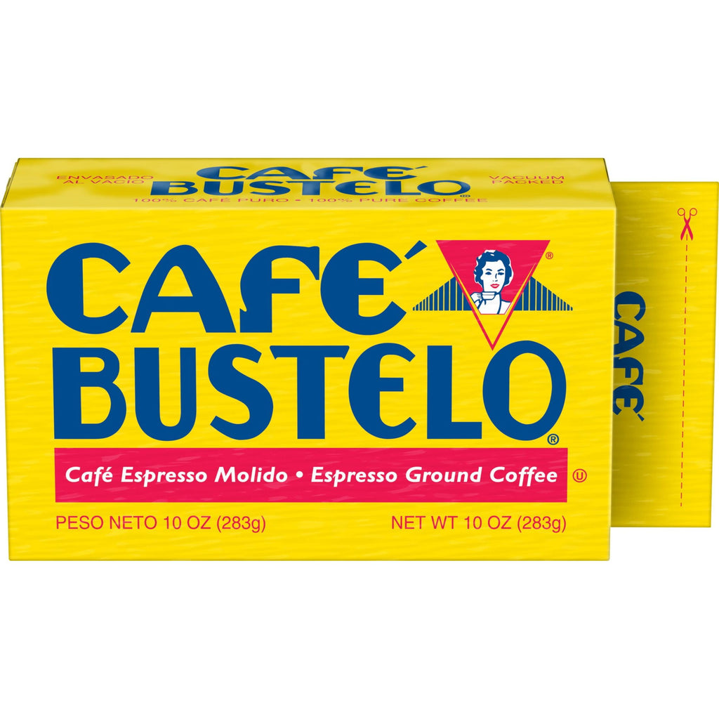 Café Bustelo Espresso Naturally Caffeinated Dark Roast Ground Coffee 10 oz Brick