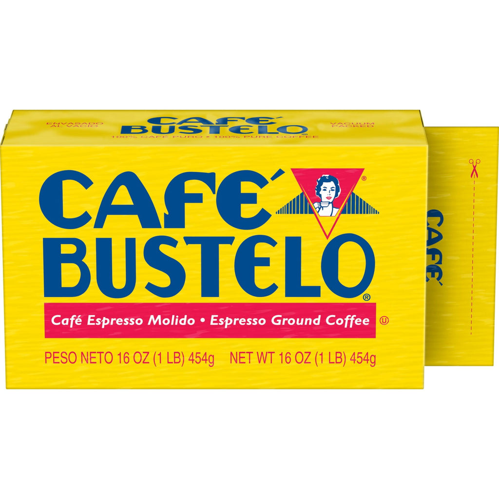 Café Bustelo Original Naturally Caffeinated Dark Roast Ground Coffee 16 oz Brick