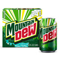 Mountain Dew Citrus Soda Pop Cans 12 Fl Oz 24 Pack