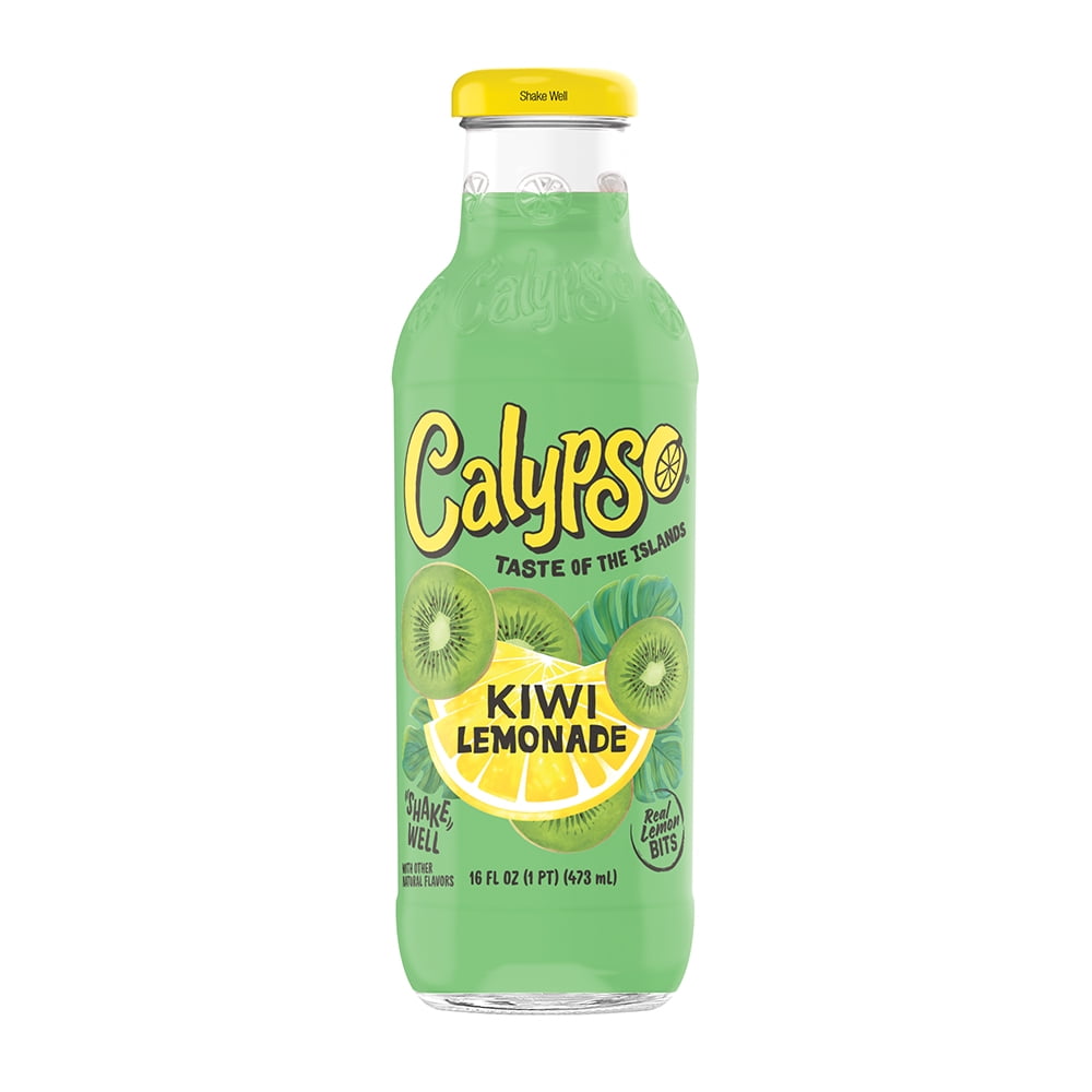 Calypso Kiwi Lemonade Juice Drink 16 fl oz Bottle