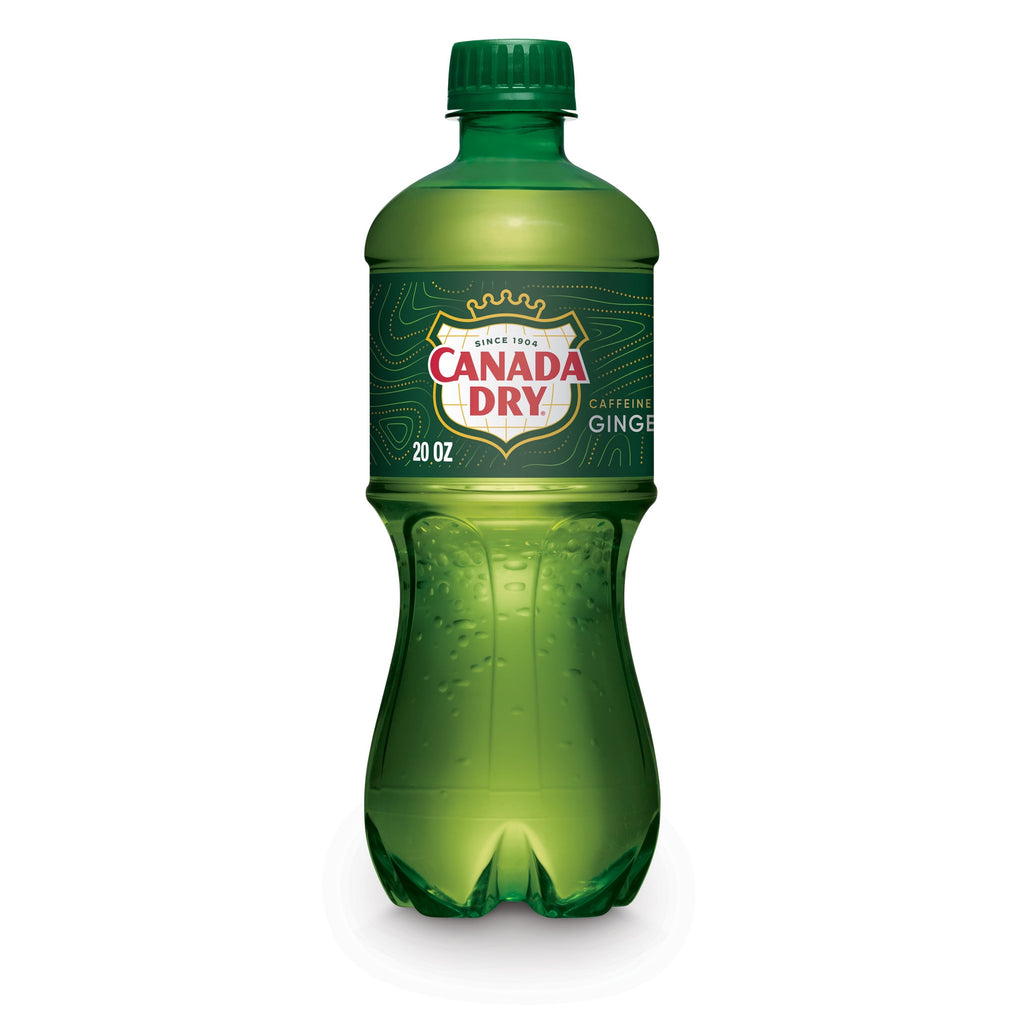 Canada Dry Caffeine Free Ginger Ale Soda Pop Bottle 20 Fl Oz