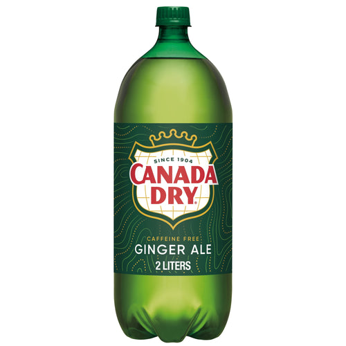 Canada Dry Caffeine Free Ginger Ale Soda Pop Bottle 2 L