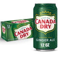 Canada Dry Caffeine Free Ginger Ale Soda Pop Cans 12 Fl Oz 12 Pack