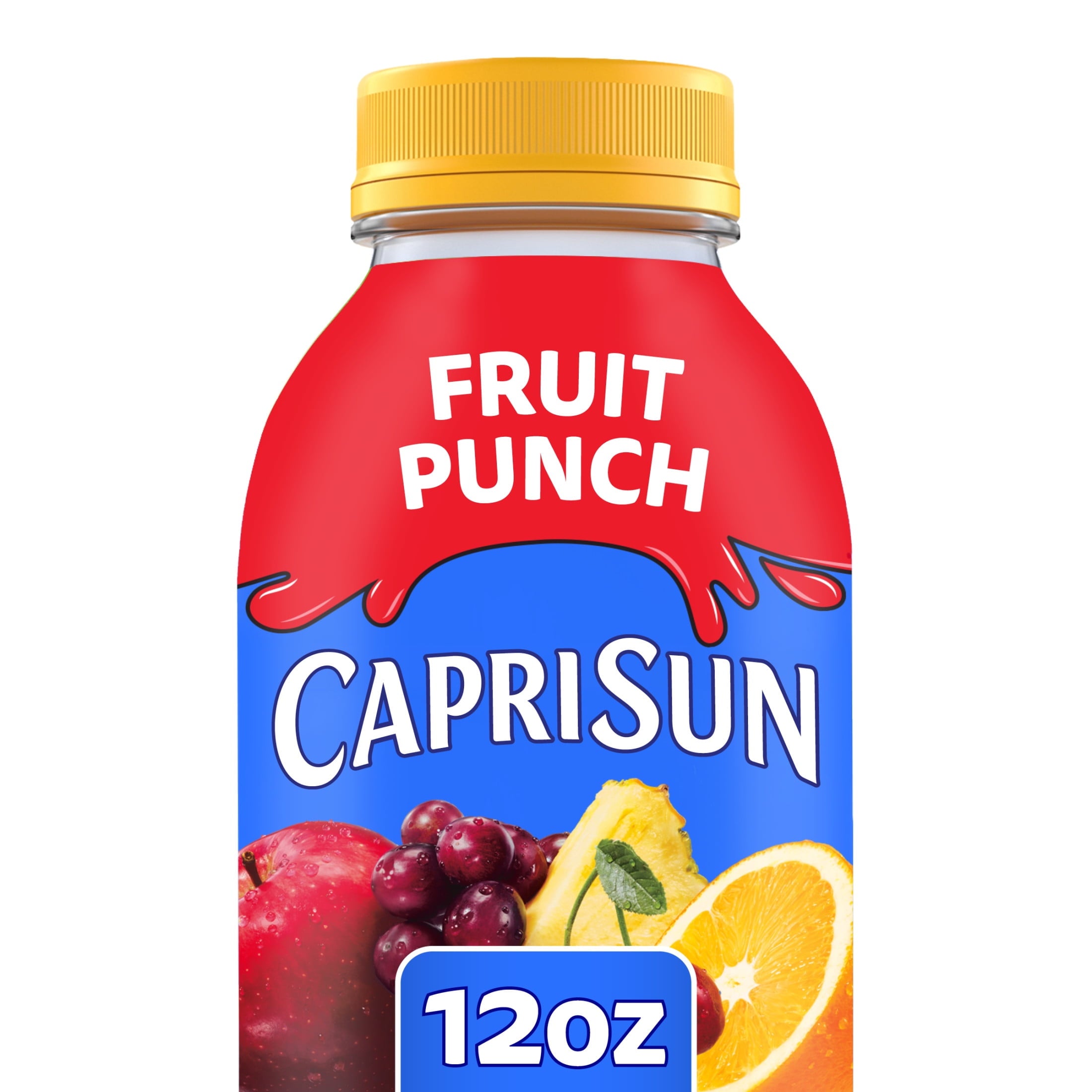 Capri Sun Fruit Punch Flavored Juice Drink Blend 12 fl oz Bottle