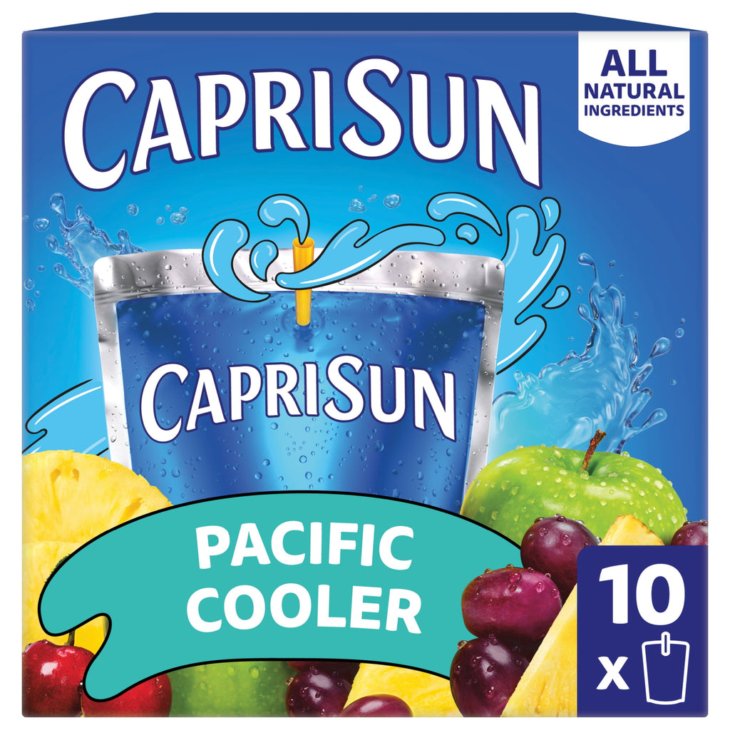Capri Sun Pacific Cooler Juice Drink Blend 10 Pouches 6 fl oz