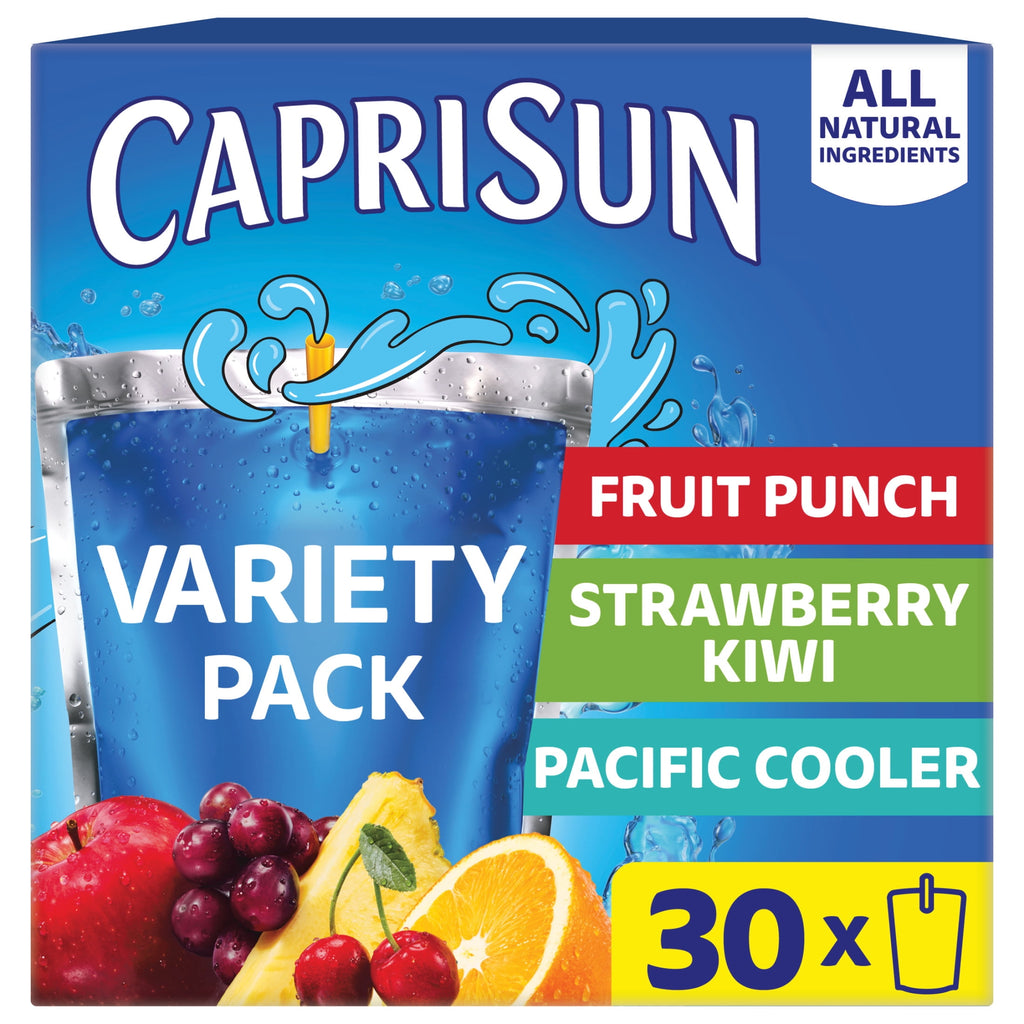 Capri Sun Fruit Punch Variety Juice Drink Blend 6 fl oz 30 Pack