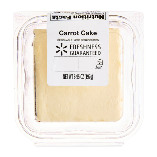 Carrot Cake Square 6.95 Oz 1 Count Refrigerated Freshness Guaranteed