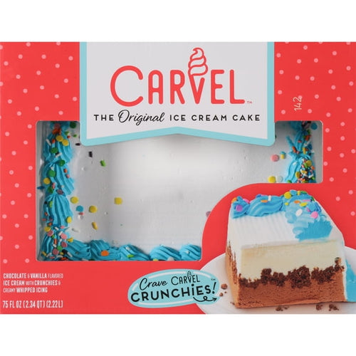 Chocolate and Vanilla Ice Cream Cake 75 Fl Oz 1 Count Carvel