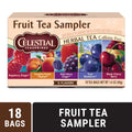 Celestial Seasonings Fruit Tea Sampler Caffeine-Free Herbal Tea Bags 1.4 oz 18 Count