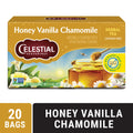 Celestial Seasonings Honey Vanilla Chamomile Caffeine-Free Herbal Tea Bags 1.7 oz 20 Count