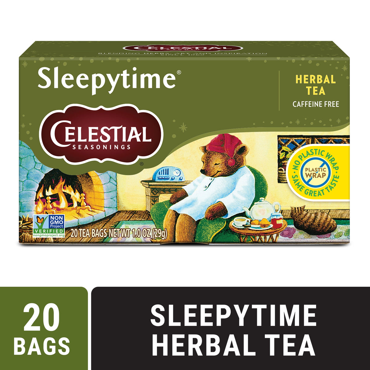 Celestial Seasonings Sleepytime Caffeine-Free Herbal Tea Bags 1 oz 20 Count