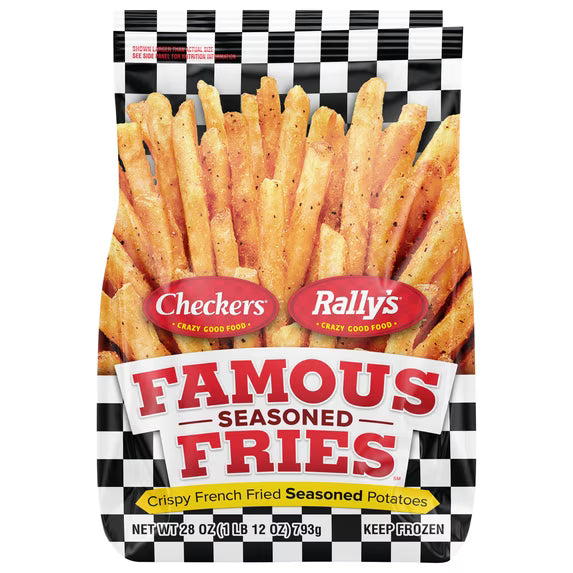 Checkers & Rally's Famous Seasoned Fries, Frozen 28 oz Bag
