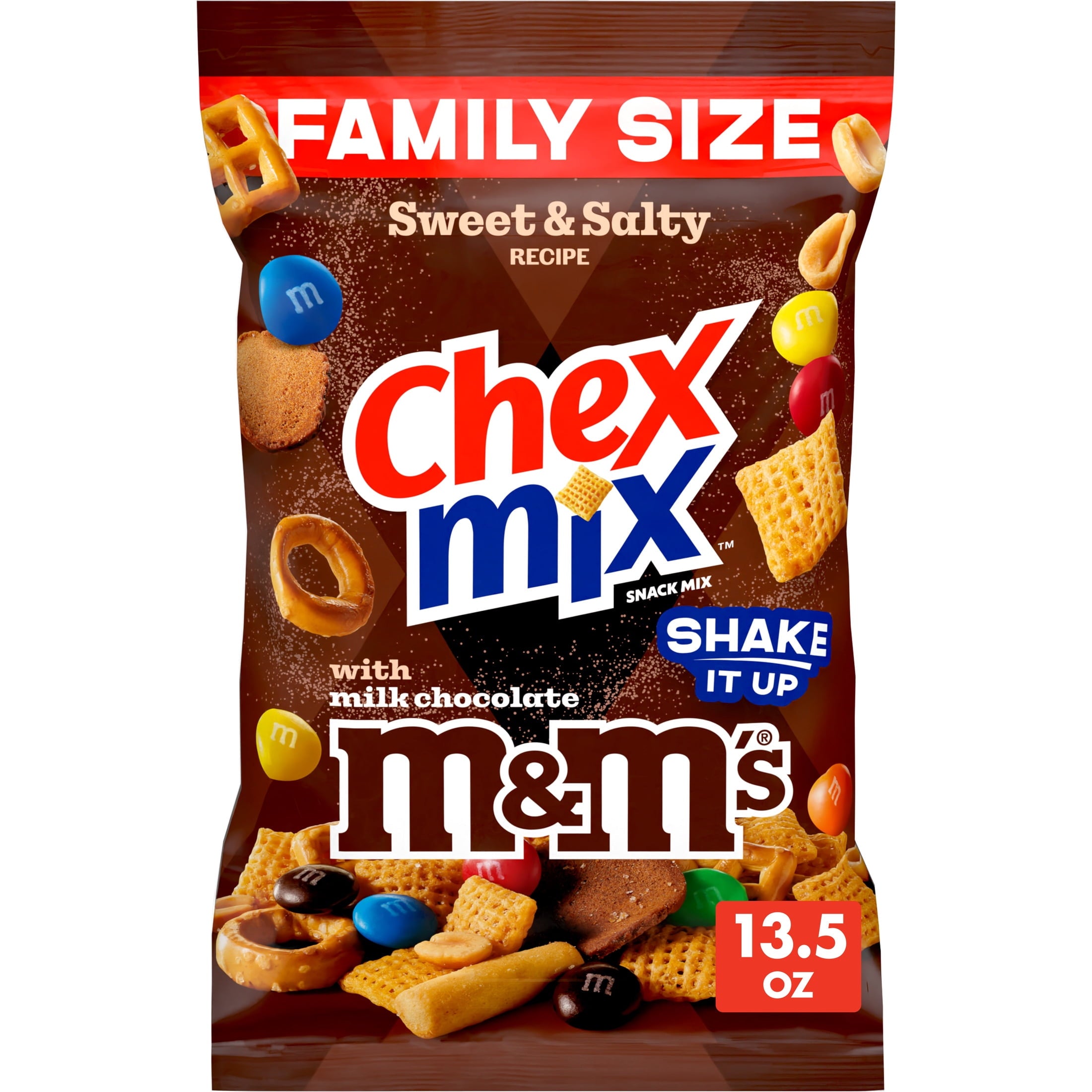 Sweet and Salty Snack Mix with M&Ms 13.5 Oz 1 Count Chex Mix
