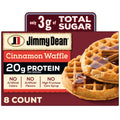 Jimmy Dean Protein Cinnamon Waffles Frozen 8 Count 11.28 Oz