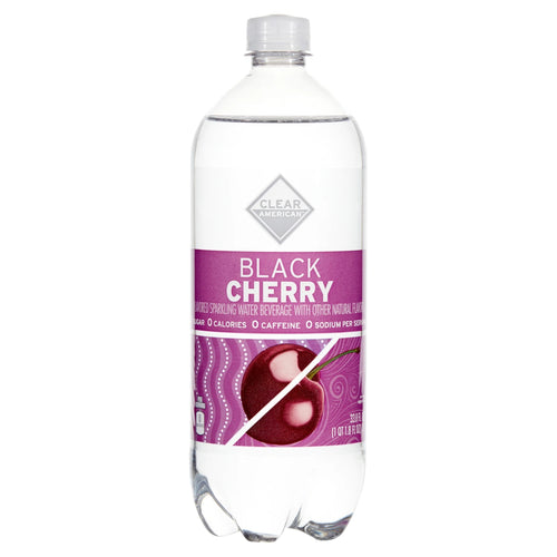 Clear American Black Cherry Sparkling Water 33.8 fl oz