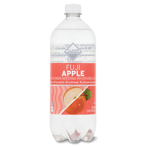 Clear American Fuji Apple Sparkling Water 33.8 fl oz