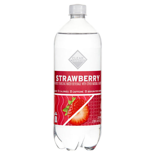 Clear American Strawberry Sparkling Water 33.8 fl oz