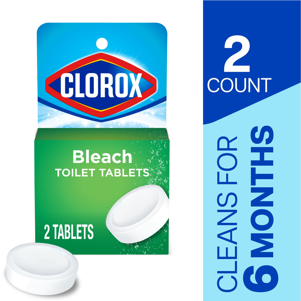 Clorox Bleach Automatic Toilet Bowl Cleaner Tablets 2 Pack