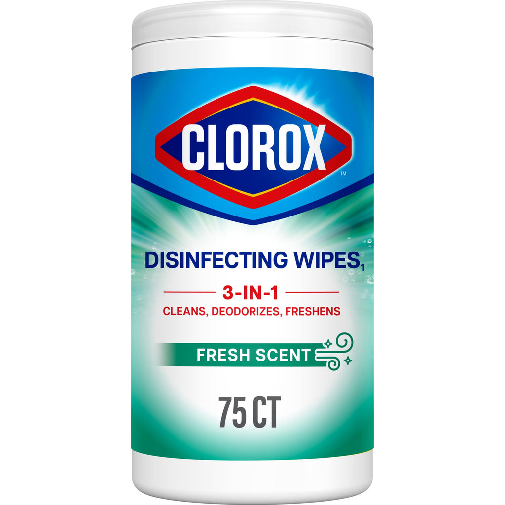 Clorox Disinfecting Wipes Bleach Free Fresh Scent 75 Count