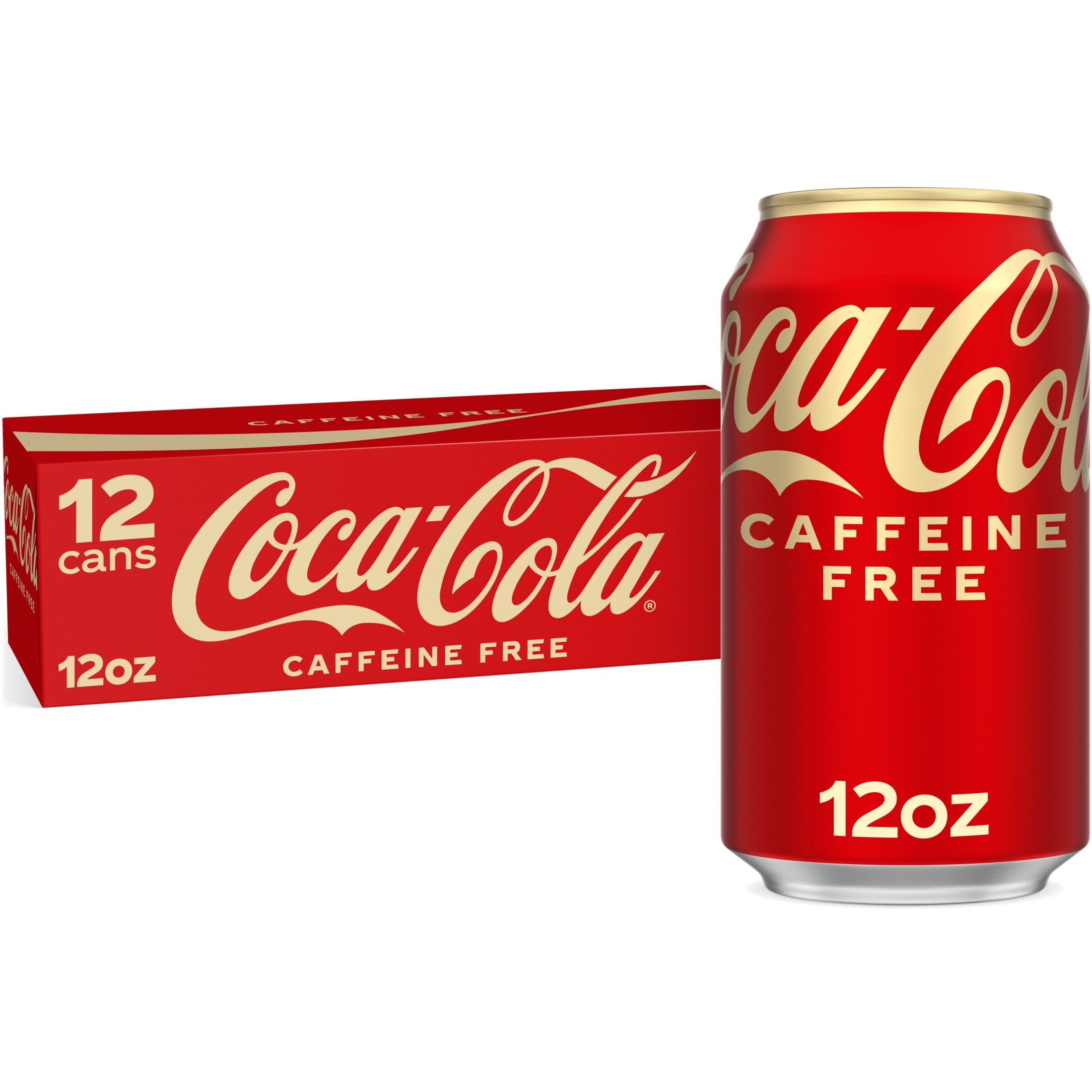 Caffeine-Free Soda Pop Fridge Pack Cans 12 Fl Oz Coca-Cola