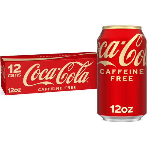 Caffeine-Free Soda Pop Fridge Pack Cans 12 Fl Oz Coca-Cola