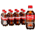 Coca-Cola Soda Pop Bottles, 12 fl oz, 8 Pack