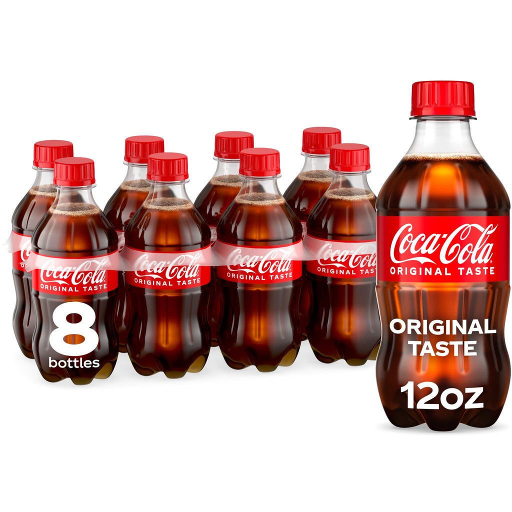 Soda Pop Bottles 12 Fl Oz 8 Pack Coca-Cola