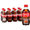 Soda Pop Bottles 12 Fl Oz 8 Pack Coca-Cola