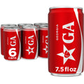 Soda Pop Mini Cans 7.5 Fl Oz 6 Pack Coca-Cola