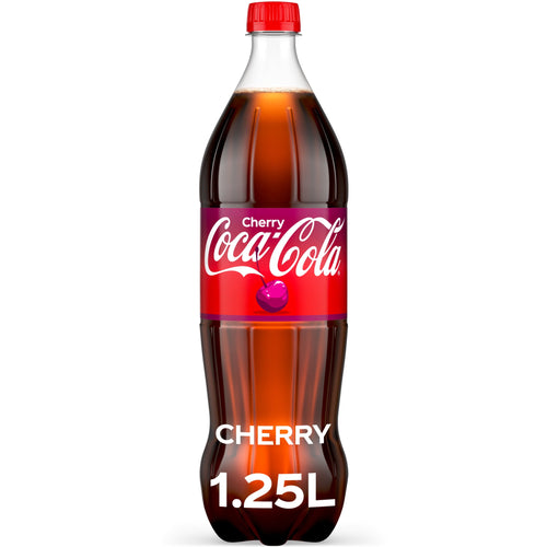 Cherry Soda Pop Bottle 1.25 Liters Coca-Cola