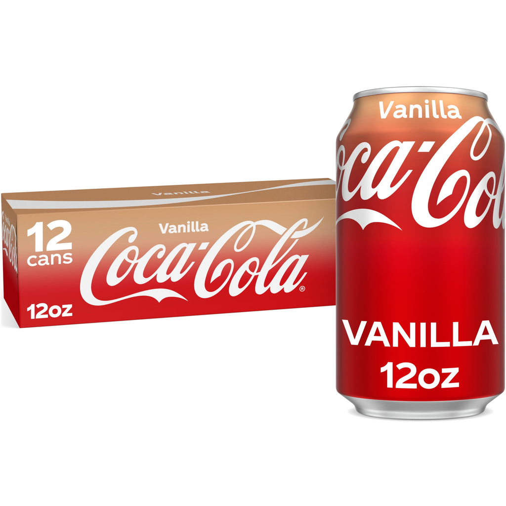 Vanilla Soda Pop Fridge Pack Cans 12 Fl Oz 12 Pack Coca-Cola